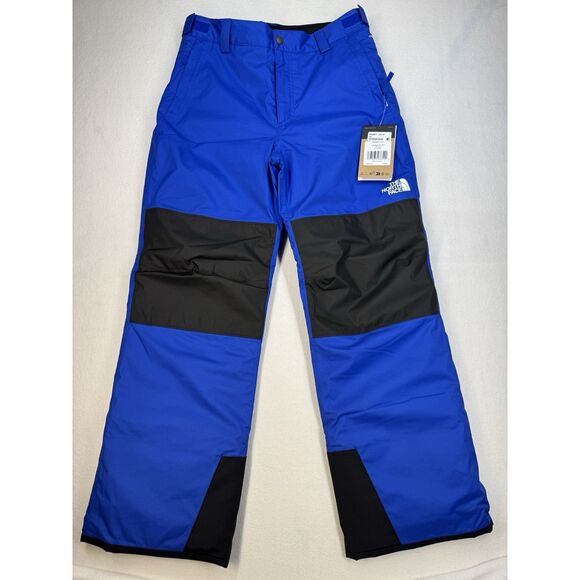 The North Face Boys Freedom Insulated Snow Pants Blue Black NWT Size XL 14/16 - Picture 1 of 5